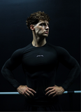 Venom Compression Long Sleeve | Midnight Black