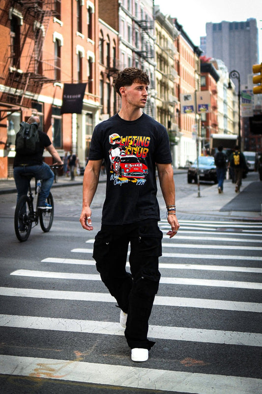 Lifting Club Racer Tee | Black