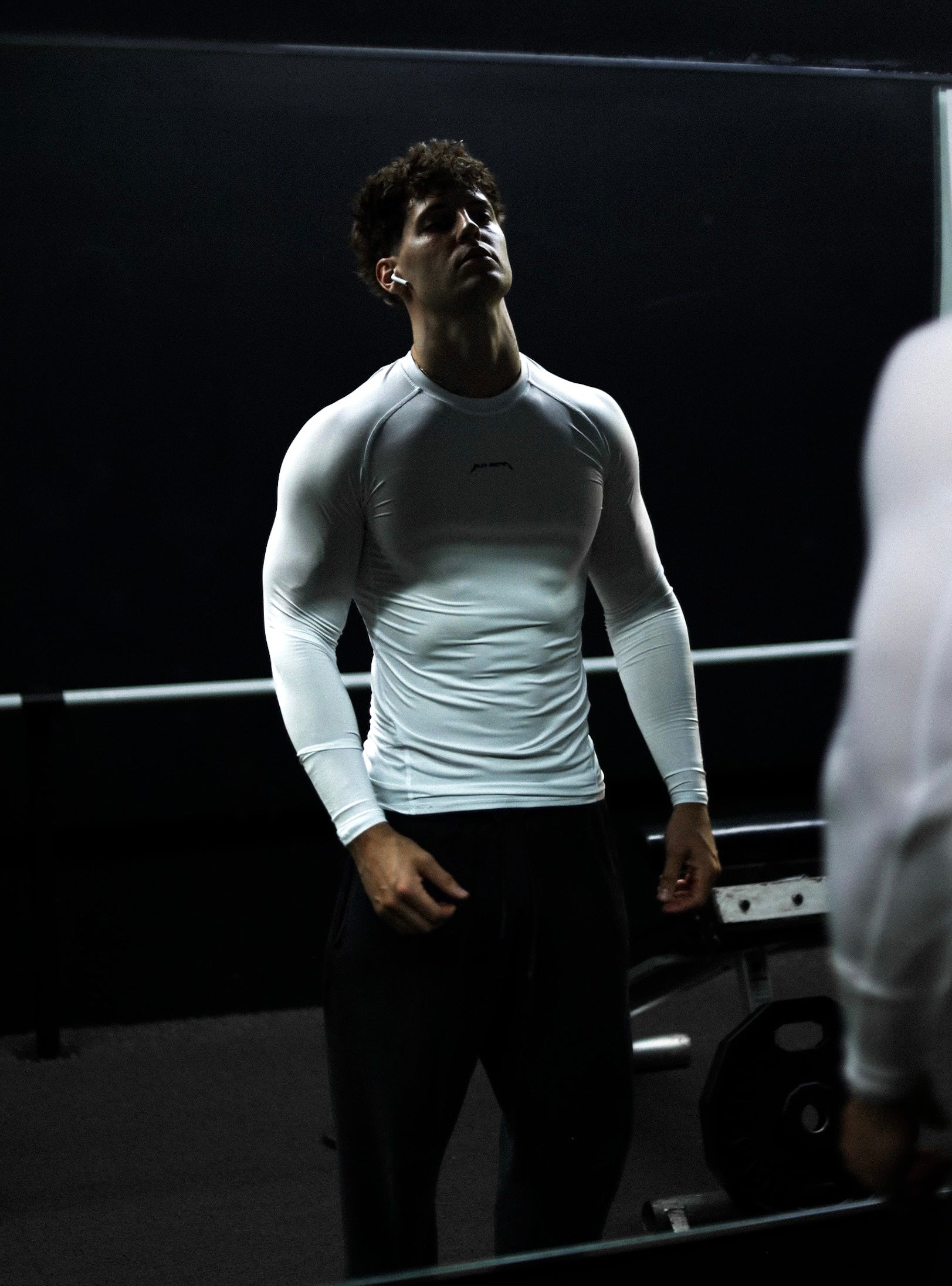 Venom Compression Long Sleeve | Chalk White – LIFTING CLUB